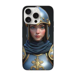 중세 기사 소녀 iPhone 15 케이스 - okomall