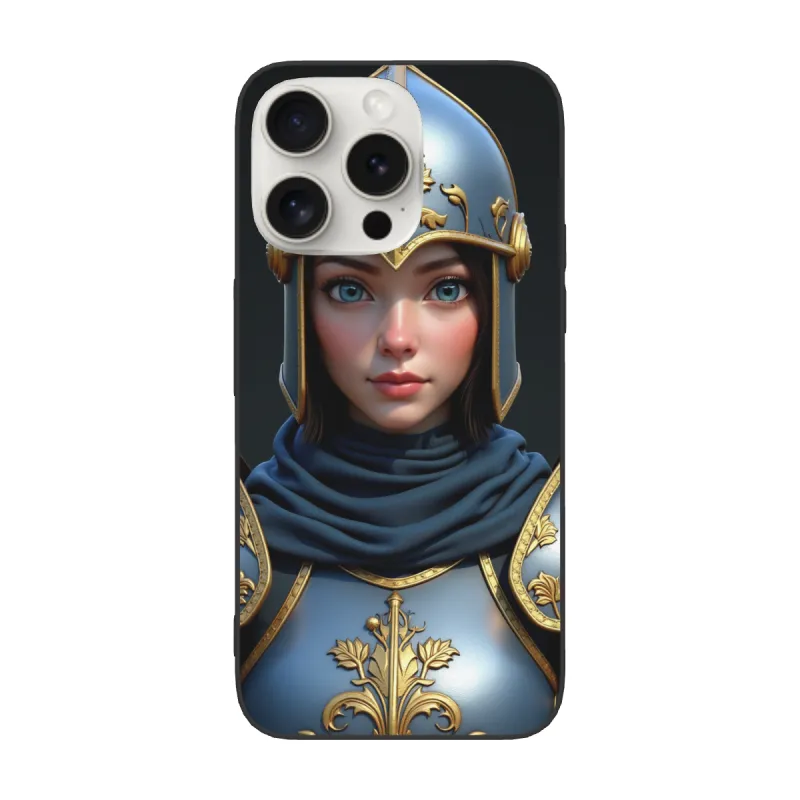 중세 기사 소녀 iPhone 15 케이스 - okomall