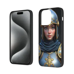 중세 기사 소녀 iPhone 15 케이스 - okomall