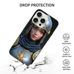 중세 기사 소녀 iPhone 15 케이스 - okomall
