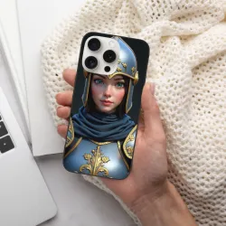 중세 기사 소녀 iPhone 15 케이스 - okomall