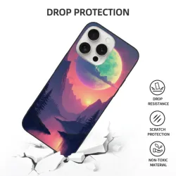 iPhone 15/Pro/Max 산川황혼 휴대폰 케이스 - okomall