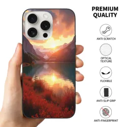 iPhone 15/Pro/Max 케이스 - 웅장한 산과 강 일출 | okomall