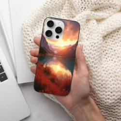 iPhone 15/Pro/Max 케이스 - 웅장한 산과 강 일출 | okomall