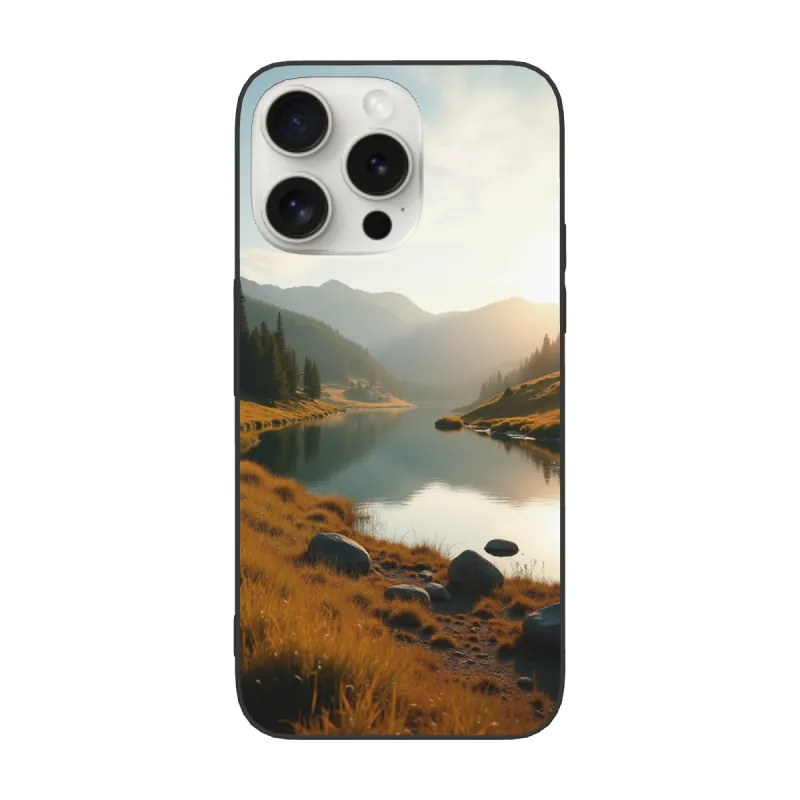 iPhone 15/Pro/Max 산림 새벽 휴대폰 케이스 - okomall.com