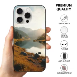iPhone 15/Pro/Max 산림 새벽 휴대폰 케이스 - okomall.com