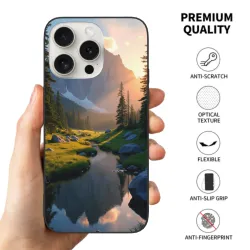 아이폰 15/프로/맥스 케이스 - 새벽 산골 풍경 | okomall.com