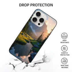 아이폰 15/프로/맥스 케이스 - 새벽 산골 풍경 | okomall.com