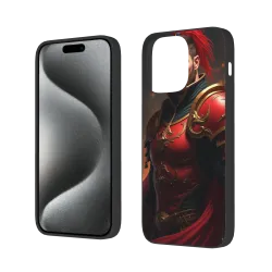 iPhone 15/Pro/Max 워 god 문장 휴대폰 케이스 - okomall