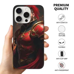 iPhone 15/Pro/Max 워 god 문장 휴대폰 케이스 - okomall