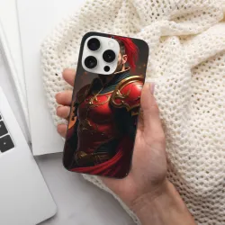 iPhone 15/Pro/Max 워 god 문장 휴대폰 케이스 - okomall