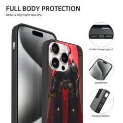 다크 나이트 iPhone 15 Pro/Pro Max 케이스 - okomall