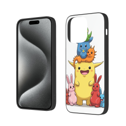 Custodia a cartone animato carino per iPhone 15/15 Pro/15 Pro Max - OKOMALL