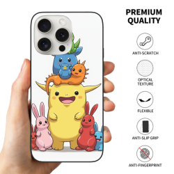 Custodia a cartone animato carino per iPhone 15/15 Pro/15 Pro Max - OKOMALL