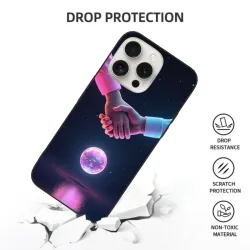 Coque pour iPhone 15/Pro/Max Illusion de ciel étoilé - okomall.com
