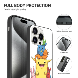 可爱卡通iPhone 15/15 Pro/15 Pro Max手机壳 - OKOMALL