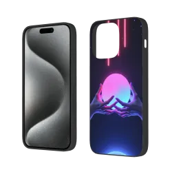 Galaxie dans la paume de votre main : Coque pour iPhone 15/Pro/Max avec motif de main et ciel étoilé - OKOMALL