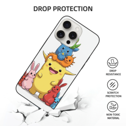 Custodia a cartone animato carino per iPhone 15/15 Pro/15 Pro Max - OKOMALL