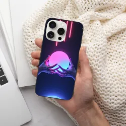 Galaxie dans la paume de votre main : Coque pour iPhone 15/Pro/Max avec motif de main et ciel étoilé - OKOMALL