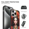 Coque pour iPhone 15/15 Pro/15 Pro Max avec motif de beauté chinoise - okomall