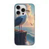 Coque pour iPhone 15/Pro/Max avec mouettes - okomall.com