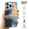 Coque pour iPhone 15/Pro/Max avec mouettes - okomall.com